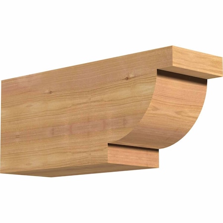 Ekena Millwork Alpine Smooth Rafter Tail, Western Red Cedar, 5 1/2"W x 8"H x 18"L RFT06X08X18ALP00SWR